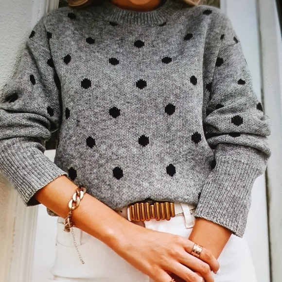 Light in the box Sweaters - Polka Dotted Sweater